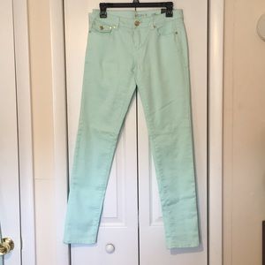Mint Skinny Jeans